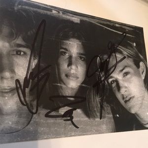 Autographed HANSON This Time Around promo card
